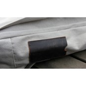 A4096 MAIA 2w1™ Plecak - torba na ramię płótno - skóra naturalna damska